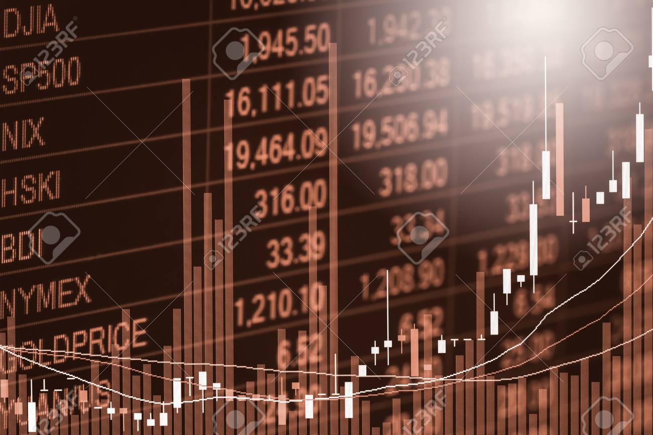 Stock Photo | Forex trade graphs Stock Photo -